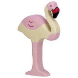 HOLZTIGER Fa játék állatok - flamingó
