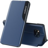 Huawei Honor 10X Lite, Oldalra nyíló tok, stand, hívás mutatóval, Wooze FashionBook, kék (97015) - Telefontok