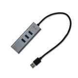 i-tec USB 3.0 Metal 3 port HUB Gigabit Ethernet (U3METALG3HUB) (U3METALG3HUB) - USB Elosztó
