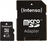 Intenso 3413450 microSDHC, 4GB, Class 10 memóriakártya
