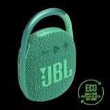 JBL Clip 4 ECO hordozható Bluetooth hangszóró, zöld