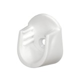 JKH Rúdtartó műanyag fehér ovális (2 db)