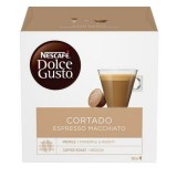 Kávékapszula, 16 db, NESCAFÉ DOLCE GUSTO Cortado Espresso Macchiato (KHK393)