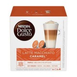 Kávékapszula, 8x2 db, NESCAFÉ DOLCE GUSTO Latte Macchiato, karamellás (KHK395)