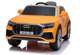 KicsiKocsiBolt Audi Q8 narancs12V Elektromos kisautó 2.4GHz szülői távirányítóval, nyitható ajtóval, EVA kerekekkel 5166