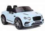KicsiKocsiBolt Bentley Supersports 12V Eleltromos kisautó lakozott kék, 2,4 Ghz szülői távirányítóval, nyitható ajtóval, Bluetooth 2 db 45W motorral 5185