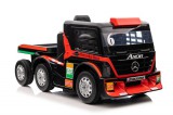 KicsiKocsiBolt Mercedes Axor XMX622B 2 motoros 24V Elektromos kamion LCD piros 4243