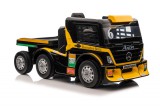 KicsiKocsiBolt Mercedes Axor XMX622B 2 motoros 24V Elektromos kamion LCD sárga 4247