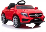 KicsiKocsiBolt Mercedes GLA 45 KID 12V Elektromos kisautó lakozott piros 2.4GHz szülői távirányítóval, nyitható ajtóval, EVA kerekekkel 3254