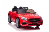 KicsiKocsiBolt Mercedes SL65 S lakkozott piros 12V elektromos kisautó szülői távirányítóval 2.4GHz szülői távirányítóval, nyitható ajtóval, EVA kerekekkel 4267