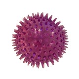 Kiharaphatatlan fogtisztító labda kutyáknak, 7 cm, lila