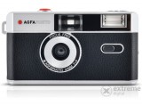 Kodak Agfa analóg fényképezőgép, 35mm filmhez, fekete
