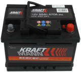 Kraftmann - 12v 55ah - autó akkumulátor - jobb+ *alacsony