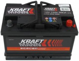 Kraftmann - 12v 74ah - autó akkumulátor - jobb+ *alacsony