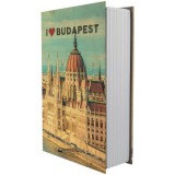 KRONBERG BookSafe Budapest könyv alakú pénzkazetta 240x155x55mm