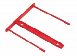 Lefűzőklip, műanyag, 85 mm, FELLOWES, Bankers Box&reg;, piros (IFW00896)