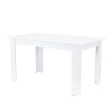 Leziter Yorki Standard étkezőasztal 140x80 cm fehér