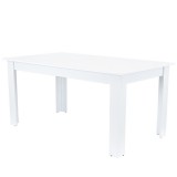 Leziter Yorki Standard étkezőasztal 160x90 cm fehér