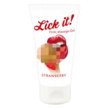 Lick-it Lick it! - 2in1 ehető síkosító - eper (50ml)