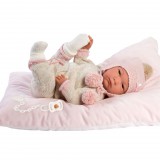 Llorens: Reborn limitált kiadású élethű újszülött baba bojtos ruhával (18011L) (l18011L) - Llorens babák