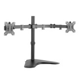 LogiLink asztali duál monitor tartó konzol, dönthető, forgatható 13–32" max 8 kg fekete (BP0045) (BP0045) - Monitor állványok, fali konzolok