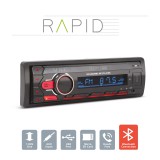 M.N.C. Fejegység "Rapid" - 1 DIN - 4 x 50 W - BT - MP3 - AUX - SD - USB