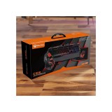 Meetion C500 4 in 1 Gaming készlet, Egér,  angol billentyűzet, fejhallgató, egérpad, RGB világítással