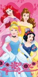 mese Disney Hercegnők pamut fürdőlepedő - strand törölköző