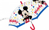 Mickey egér gyerek félautomata átlátszó esernyő