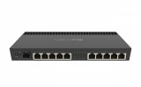 MIKROTIK RB4011iGS+RM 10x RJ-45, PoE, Gigabit Ethernet, IPSec, Fekete vezetékes router