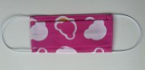 MM gyerek textil szájmaszk,- pink - mosható, újra felhasználható Magyar gyártmány MM015