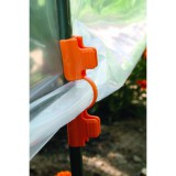 Műanyag rögzítő CLIPS 10db narancssárga