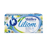 Müller Papírzsebkendő 3 rétegű 100 db/csomag Liliom illatmentes