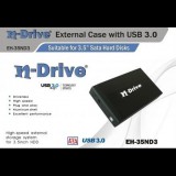 N Drive 3,5" külső SATA Merevlemez ház USB 3.0 (EH-35ND3) (EH-35ND3) - HDD Dokkoló