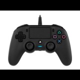 Nacon vezetékes kontroller fekete PS4 (PS4OFCPADBLACK) - Kontrollerek