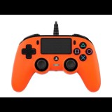 Nacon vezetékes kontroller narancssárga PS4 (PS4OFCPADORANGE) - Kontrollerek