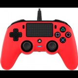 Nacon vezetékes kontroller piros színben PS4 (PS4OFCPADRED) - Kontrollerek