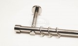 Nantes 1 rudas fém karnis szett - 19 mm (csöndesgyűrűs) - 160 cm