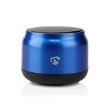NEDIS Bluetooth® hangszóró | Maximális akkumulátor lejátszási idő: 4 óra | Kézben Tartott Változat | 5 W | Mono | Beépített mikrofon | Összekapcsolható | Kék