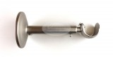 Nikkel-matt szimpla karnistartó konzol 25 mm-es karnisrúdhoz