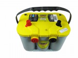Optima Yellow - 12v 55ah - autó akkumulátor - bal+ * oldalcsavaros *U - 4,2