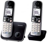 Panasonic KX-TG6812PDB Duo DECT telefon fekete