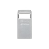 Pen Drive 256GB Kingston DataTraveler Micro USB3.2 A ezüst (DTMC3G2/256GB) (DTMC3G2/256GB) - Pendrive