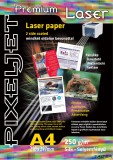 Pixeljet Lézer fotópapír 250g, A4, 210x297 mm, szatin, 250 lap