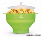 PoPuP Szilikon Popcorn Készítő Összecsukható-Zöld