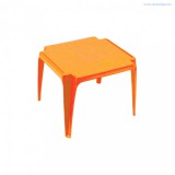 Progarden műanyag kerti gyermek asztal narancs négyszögletes