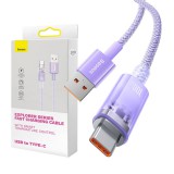 Quick Charge USB-C Baseus 6A, 1m (purple)