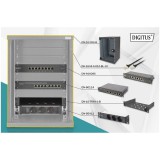 Rack Digitus Network Set 10" incl. 6HE wall rack (DN-10-SET-2-B) - Rack szekrény