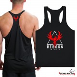 Reborn in the gym - Stringer fekete trikó