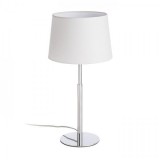 Rendl Light BROADWAY asztali lámpa fehér króm 230V E27 42W